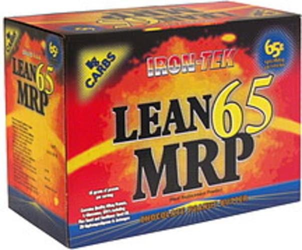 Iron Tek Chocolate Peanut Butter Meal Replacement Powder - 38.09 oz