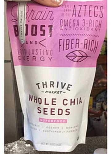 Thrive Market Whole Chia Seeds - 28 g