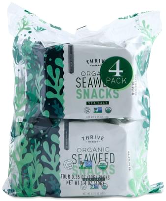 Thrive Market Sea Salt Seaweed Snacks - 4