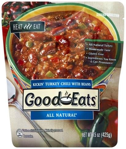 Good Eats Kickin' Turkey with Beans Chili - 15 oz