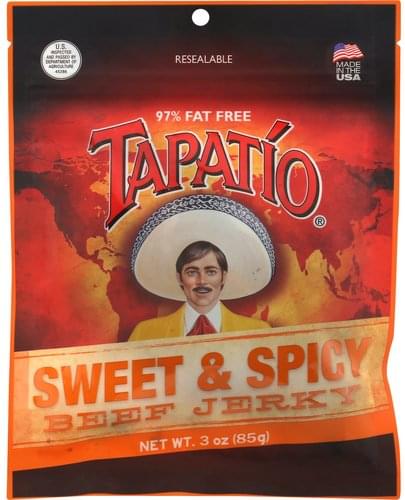 Tapatio Sweet & Spicy Beef Jerky - 4 oz, Nutrition Information | Innit
