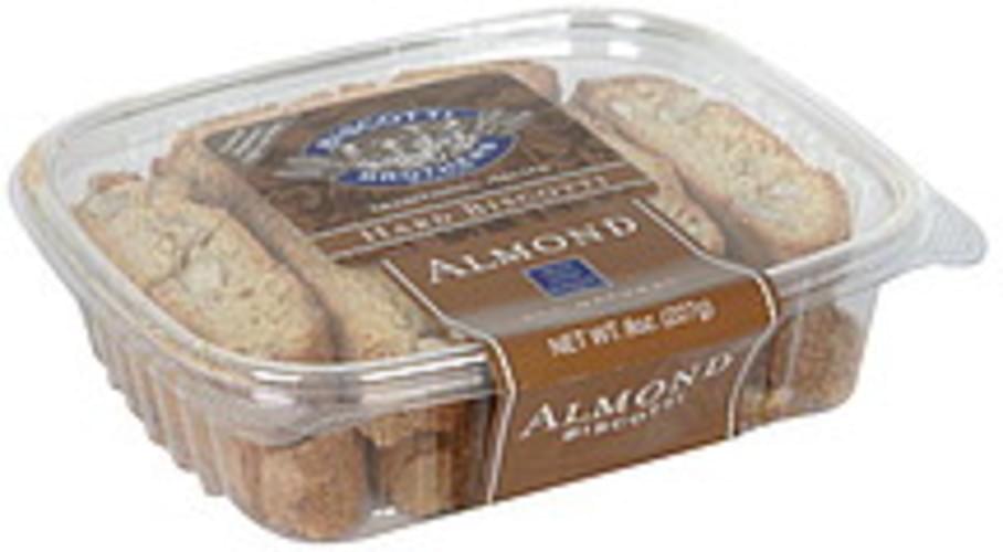 Biscotti Brothers Bakery Almond Hard Biscotti 8 oz, Nutrition