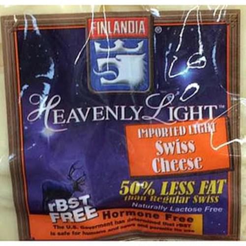 Finlandia Imported Light Swiss Cheese Heavenly Light 28 g, Nutrition Information Innit
