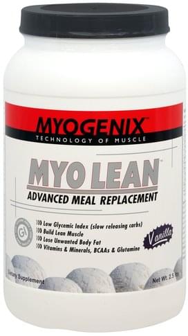 Myogenix Vanilla Myo Lean Advanced Meal Replacement - 2.5 lb