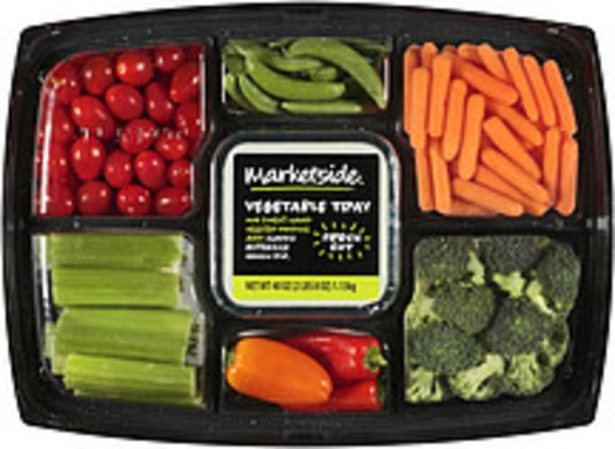 Marketside With Buttermilk Ranch Dip Vegetable Tray 40 oz, Nutrition