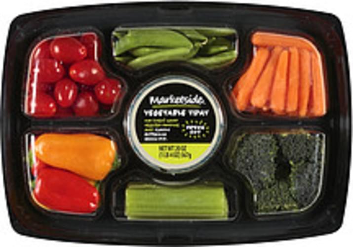 Marketside With Buttermilk Ranch Dip Vegetable Tray 20 oz, Nutrition