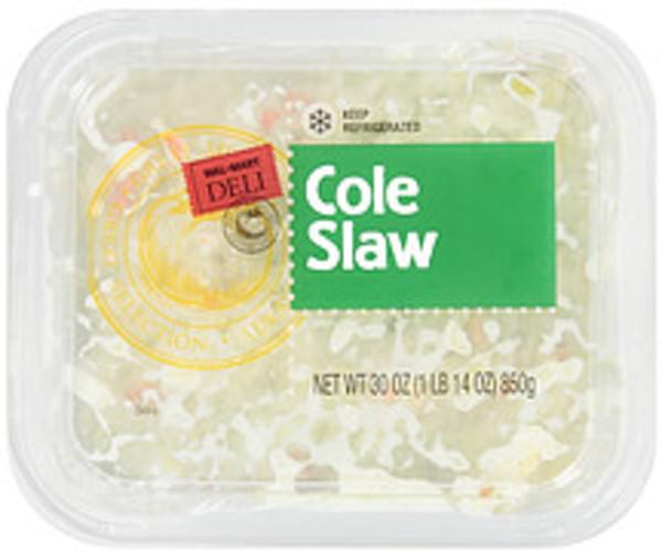 Walmart Deli Cole Slaw 30, Nutrition Information Innit