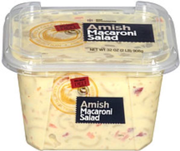 Walmart Deli Amish Macaroni Salad 32, Nutrition Information Innit