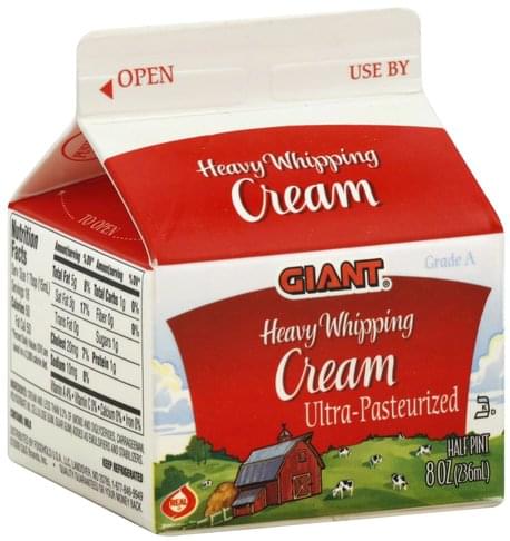 Giant Heavy Whipping Cream - 8 oz