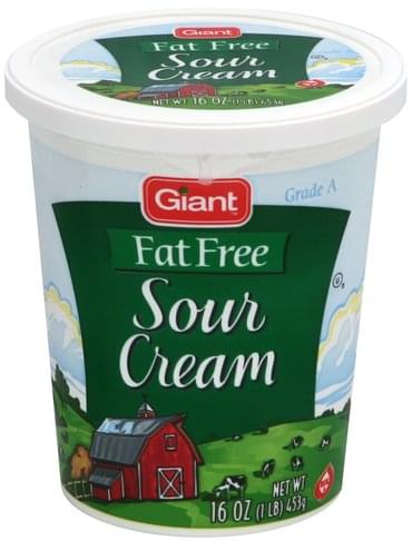 fat free sour cream ingredients