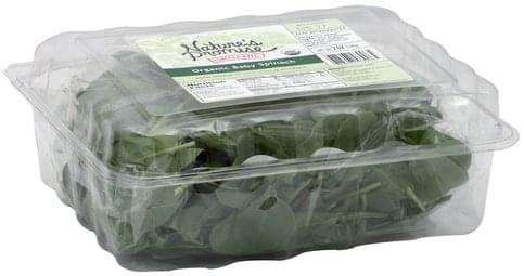 Natures Promise Organic Baby Spinach - 7 oz