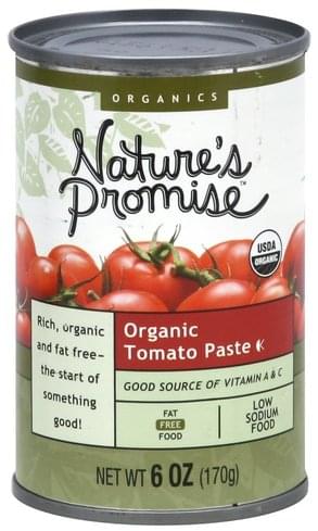Natures Promise Organic Tomato Paste - 6 oz