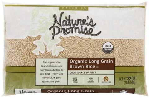 Natures Promise Organic Long Grain Brown Rice - 32 oz