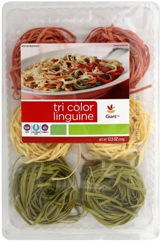 Giant Linguine, Tri Color Pasta - 12.5 oz