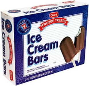 Giant Ice Cream Bars - 12 ea, Nutrition Information | Innit