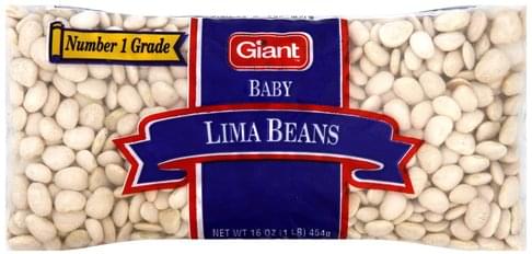 Giant Baby Lima Beans - 16 oz