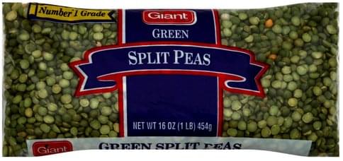 Giant Green Split Peas - 16 oz
