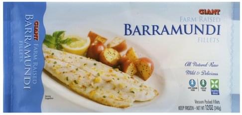 Giant Barramundi Fillets - 12 oz