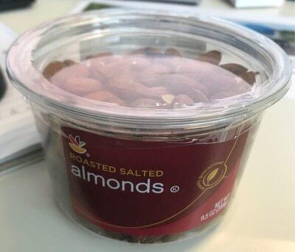 Giant Salted Almonds 28 g, Nutrition Information Innit