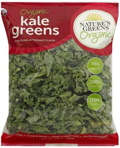 Natures Greens Organic Kale Greens - 12 oz