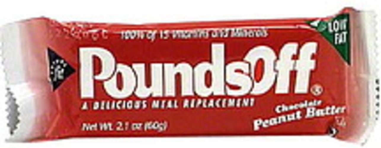 Pounds Off Meal Replacement Bar, Chocolate Peanut Butter - 2.1 oz