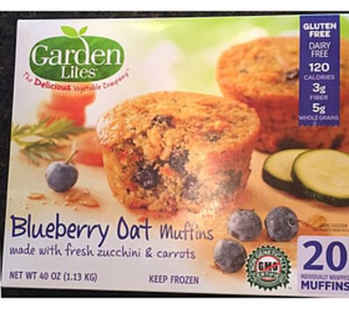 Garden Lites Blueberry Oat Muffins 57 G Nutrition Information