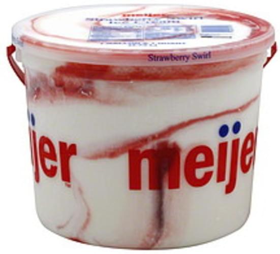 Meijer Strawberry Swirl Ice Cream 160 oz, Nutrition Information Innit