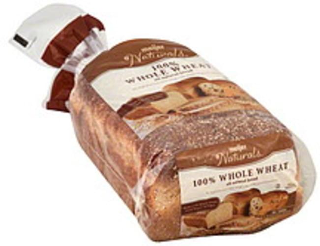 Meijer Naturals 100 Whole Wheat Bread 24 oz, Nutrition Information Innit