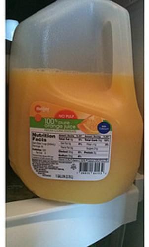 Meijer 100% Pure Orange Juice - 240 ml