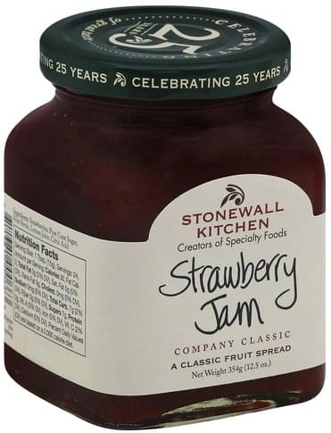 Stonewall Kitchen Strawberry Jam 12 5 Oz Nutrition Information Innit