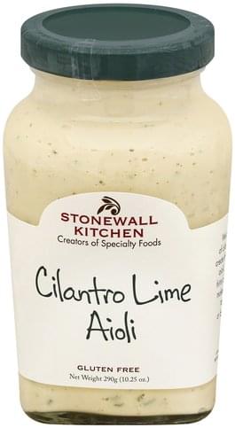 Stonewall Kitchen Cilantro Lime Aioli 10 25 Oz Nutrition