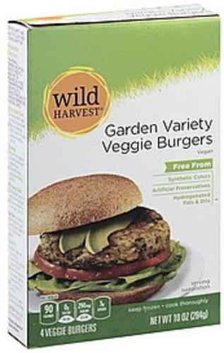 Wild Harvest Garden Variety Veggie Burgers - 4 ea