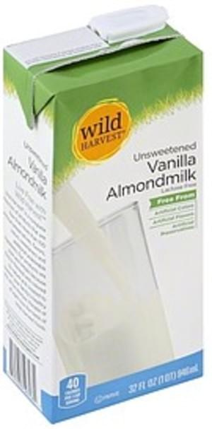 Wild Harvest Vanilla, Unsweetened Almondmilk - 32 oz