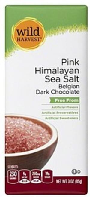 Wild Harvest Belgian, Pink Himalayan Sea Salt Dark Chocolate - 3 oz ...