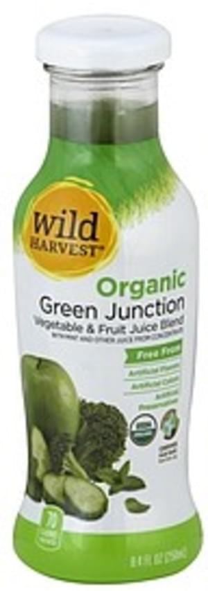 Wild Harvest Organic, Green Junction Vegetable & Fruit Juice Blend - 8.4 oz