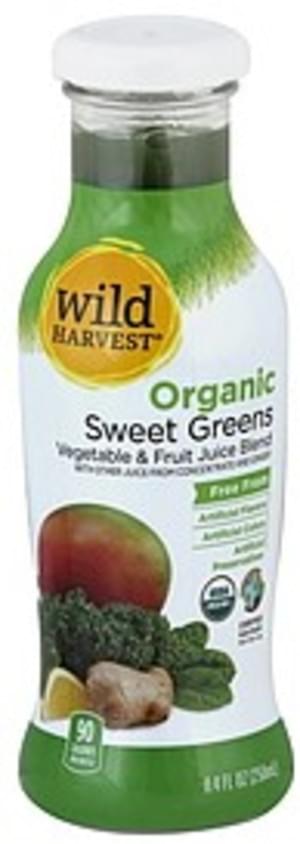 Wild Harvest Organic, Sweet Greens Vegetable & Fruit Juice Blend - 8.4 oz