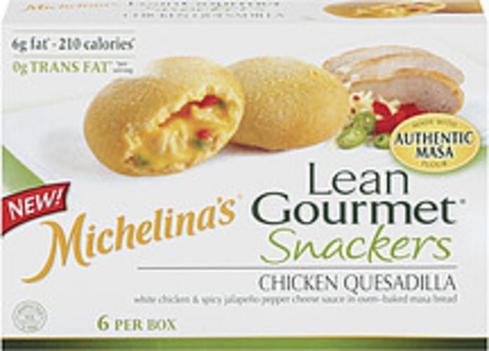michelina-s-lean-gourmet-chicken-quesadilla-snackers-6-nutrition-information-innit