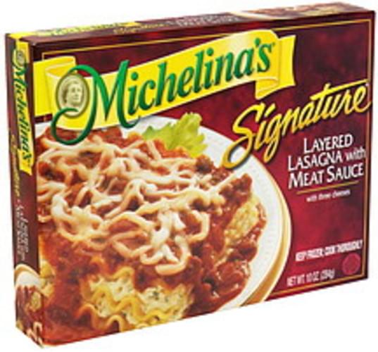 Michelina's With Three Cheeses Layered Lasagna with Meat Sauce - 10 oz ...
