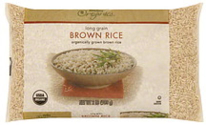 Meijer Organics Long Grain Brown Rice - 32 oz