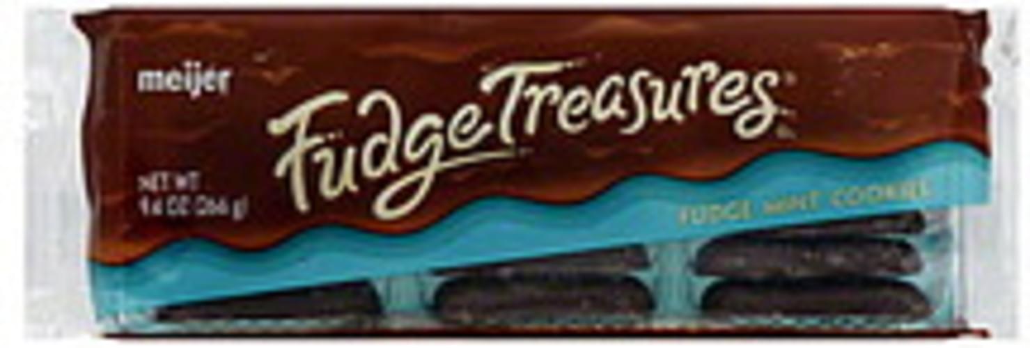 Meijer Fudge Mint Cookies 9.4 oz, Nutrition Information Innit