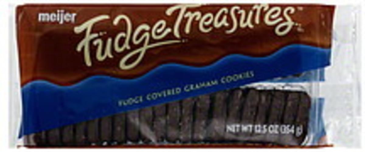 Meijer Fudge Covered Graham Cookies 12.5 oz, Nutrition Information