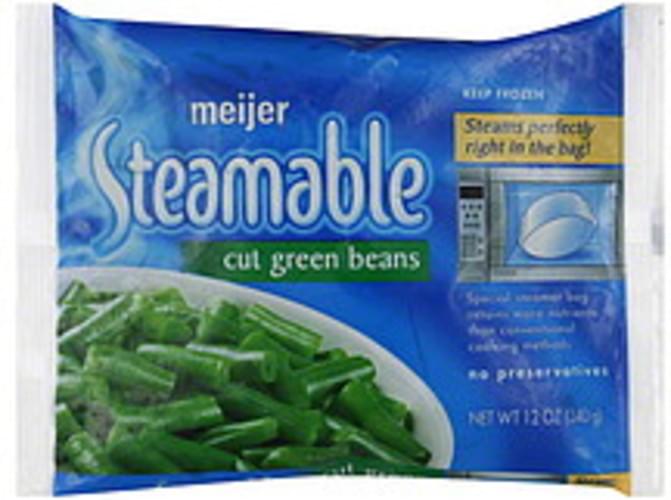 Meijer Cut Green Beans 12 oz, Nutrition Information Innit