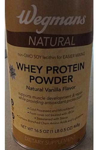 Wegmans Natural, Vanilla Flavor Whey Protein Powder - 16.5 oz