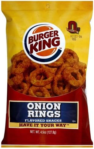 Burger King Onion Rings Flavored Snacks 4 5 Oz Nutrition Information Innit