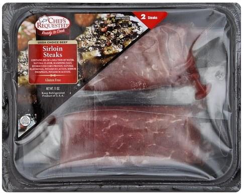 Chefs Requested Sirloin, 2 Steaks - 2 ea