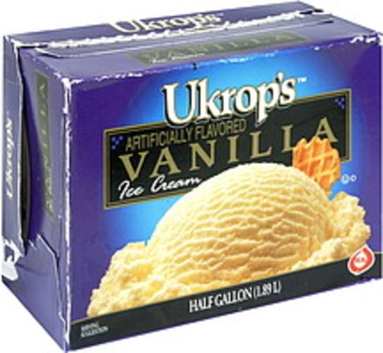 Ukrops Vanilla Ice Cream 64 oz, Nutrition Information Innit