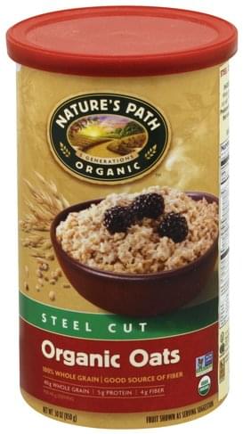 Natures Path Organic, Steel Cut Oats - 30 oz