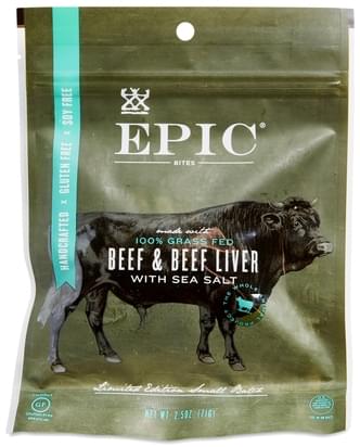 Epic Beef Liver Bites - 2.5 oz