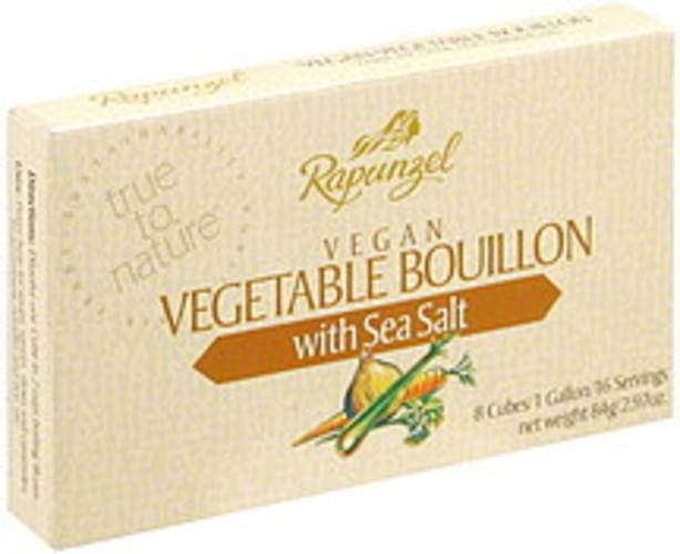 Rapunzel Vegan with Sea Salt Vegetable Bouillon 8 ea, Nutrition