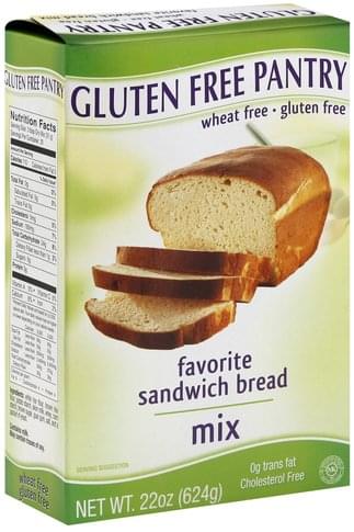 Gluten Free Pantry Favorite Sandwich Bread Mix 22 Oz Nutrition
